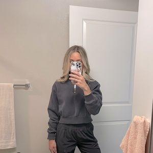 TNA Cropped Quarter Zip